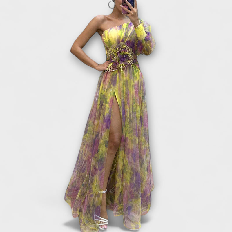 Amelia - Chic Split Jurk