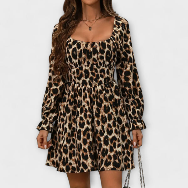 Charmante Jurk met Luipaardprint