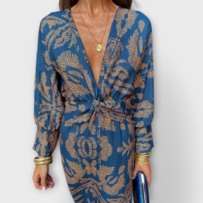 Oriana - Elegante Jurk met Lange Mouwen