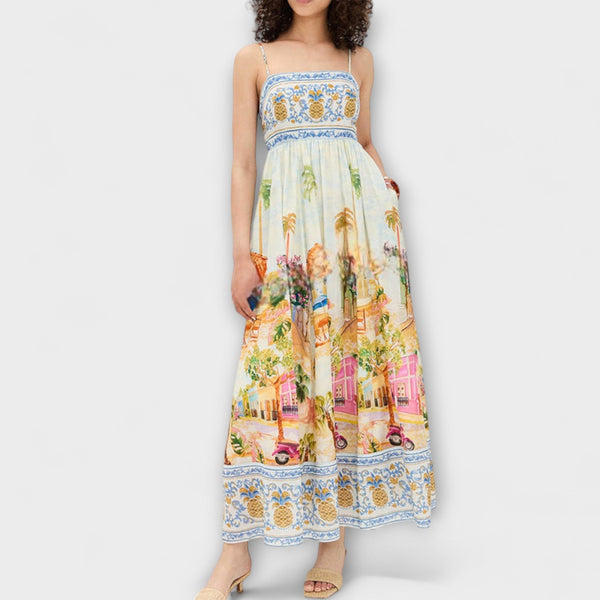 Lumen - Aracati Multicolor Maxi Jurk