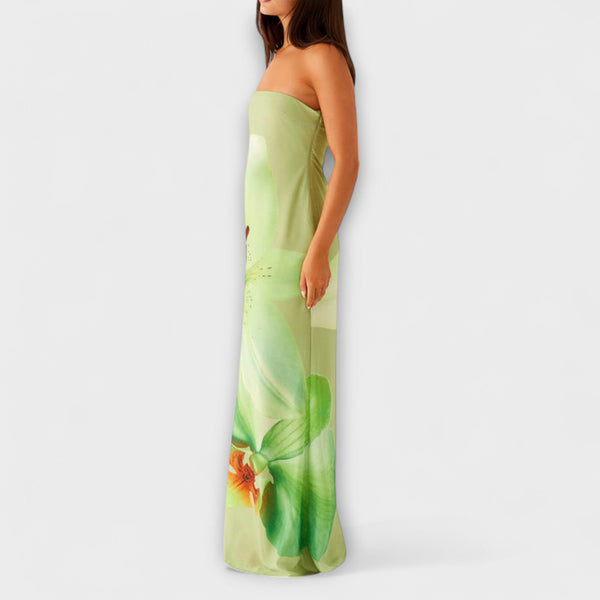 Zephyra - Stijlvolle Off-Shoulder Maxi Jurk