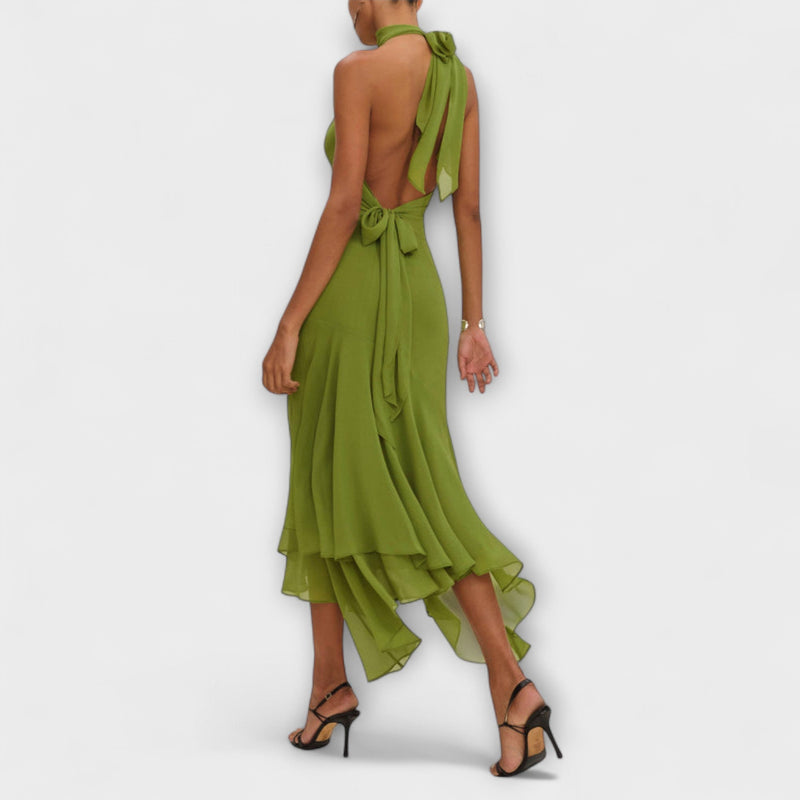 Elodie - Chic Asymmetrische Maxi-jurk