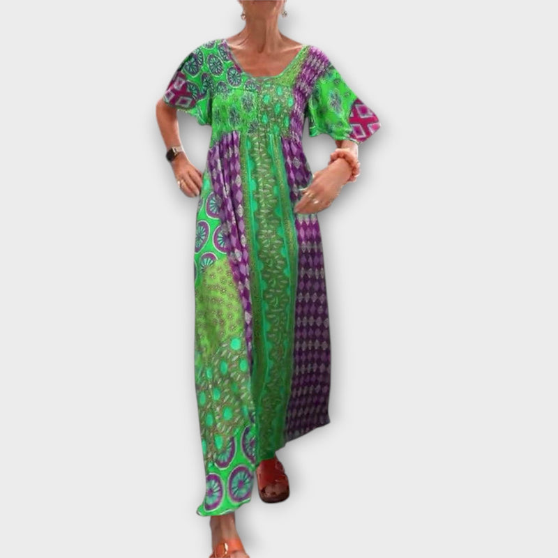 Melania - Vibrante Boho Jurk