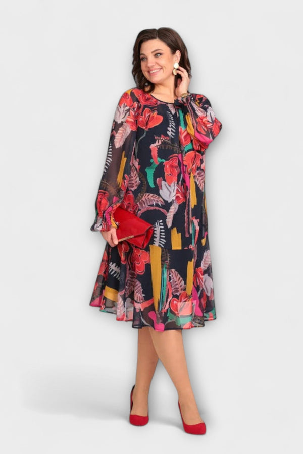 Caroline - Elegante Plus-Size Jurk voor Ultiem Comfort