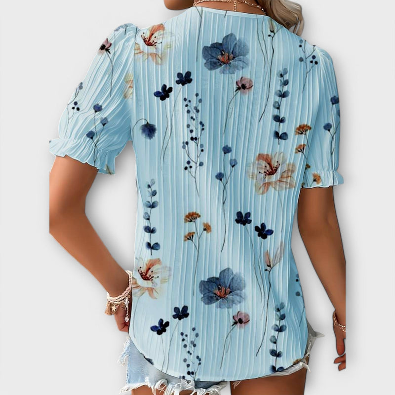 Emily - Modieuze Blouse met V-hals