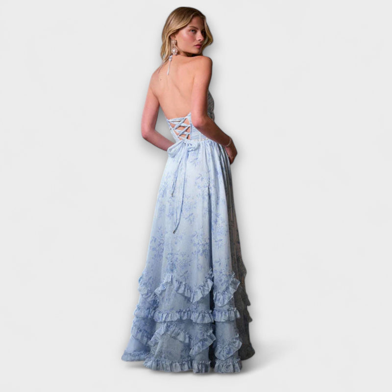 Luzie - Chic Lange Vloeiende Jurk