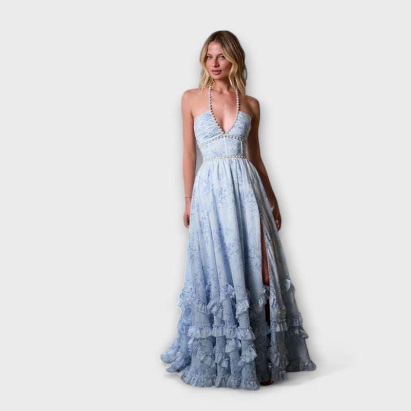 Luzie - Chic Lange Vloeiende Jurk