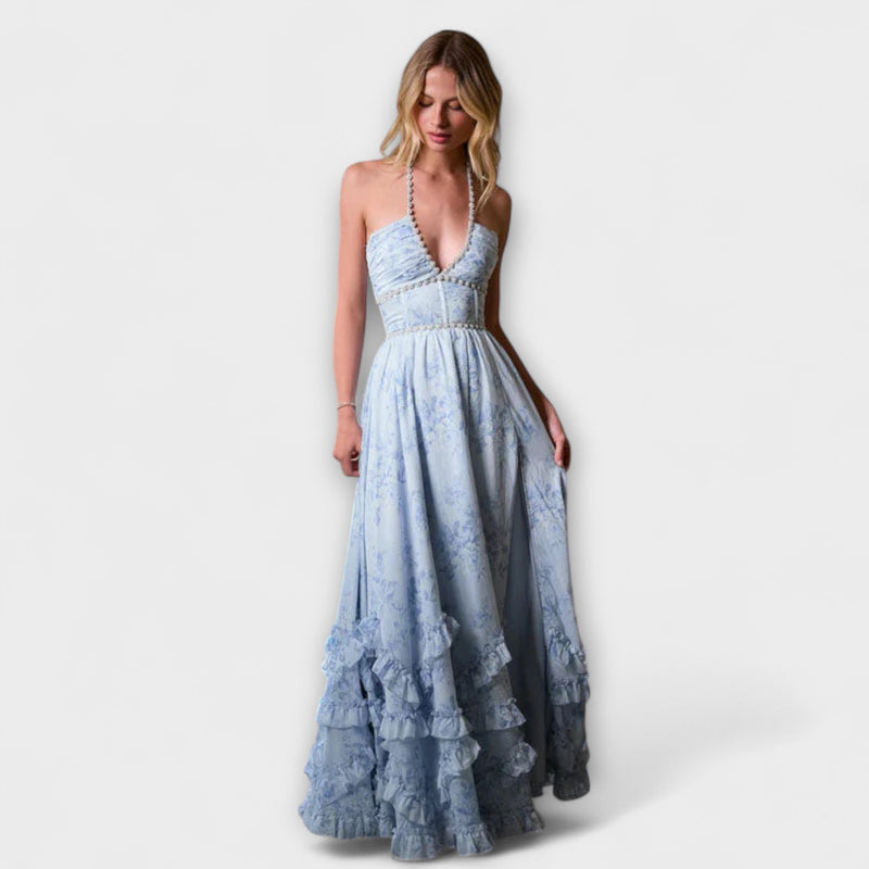 Luzie - Chic Lange Vloeiende Jurk