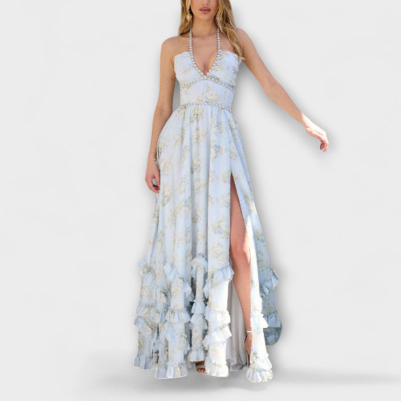 Luzie - Chic Lange Vloeiende Jurk