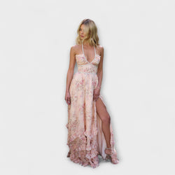 Luzie - Chic Lange Vloeiende Jurk