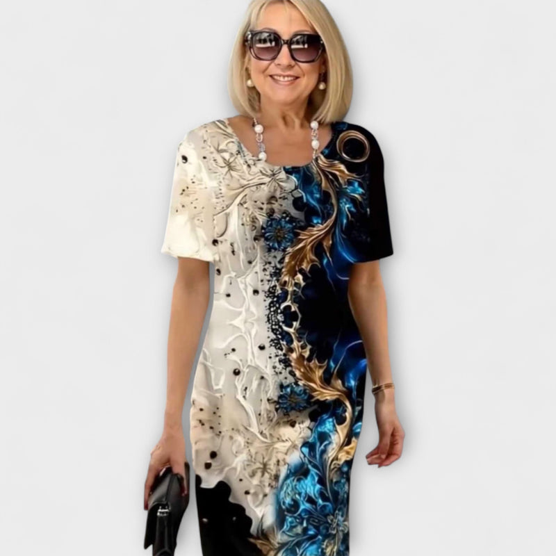Barbara - Zomer Bloemen Bries Jurk