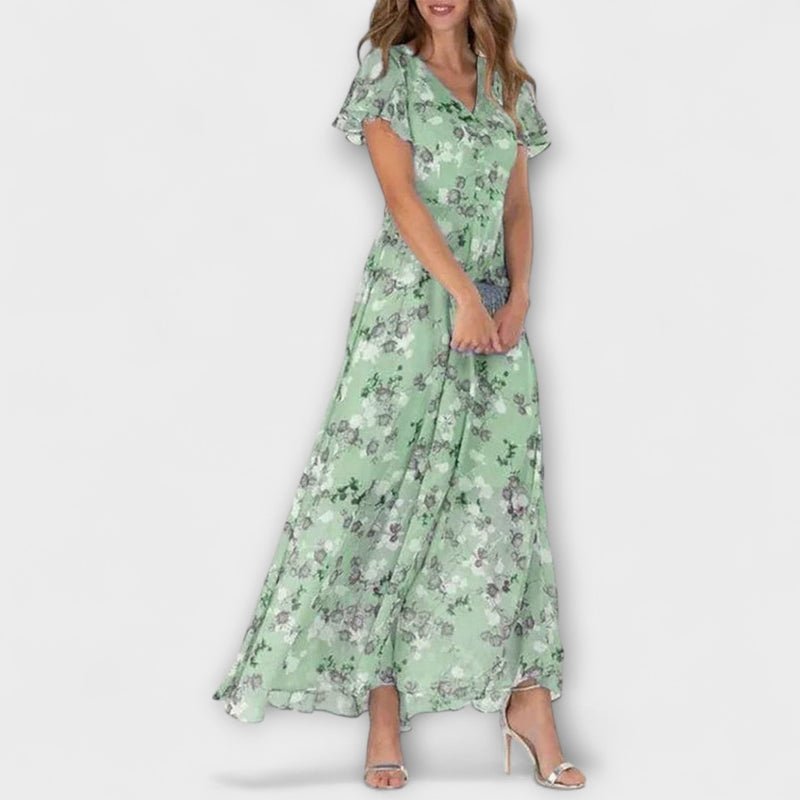 Kathrine - Luxe Maxi Jurk met Flatterende Silhouet