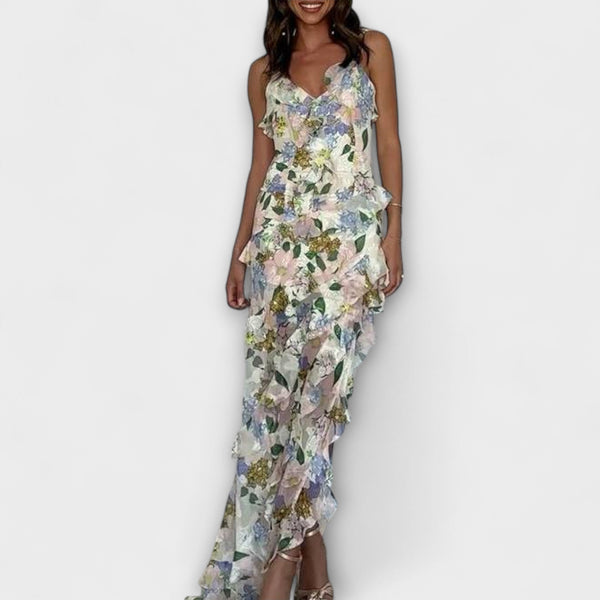 Indie - Rimpeljurk met Strap Print