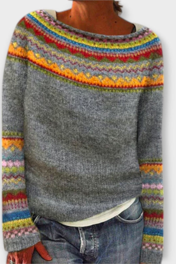 Vintage Gebreide Trui voor Dames