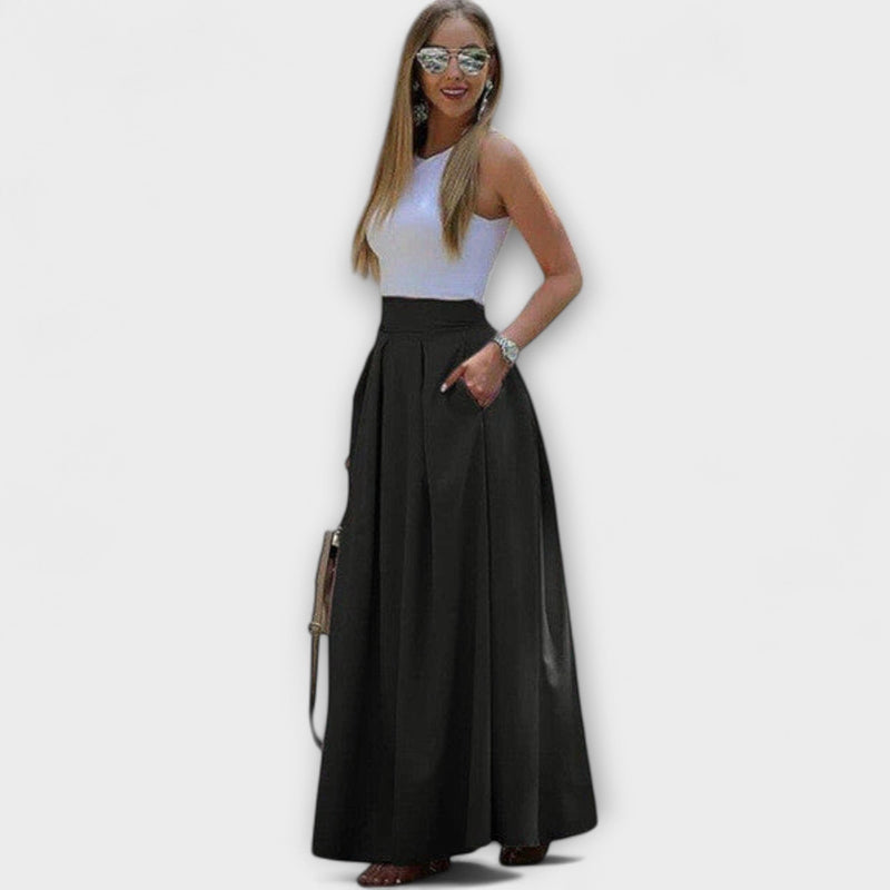 Tzafira – Elegante Maxi Rok met Hoge Taille