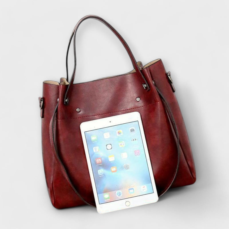 Lora. - 4-delige Vintage Tas Set
