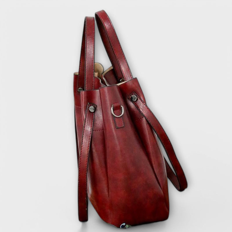 Lora. - 4-delige Vintage Tas Set