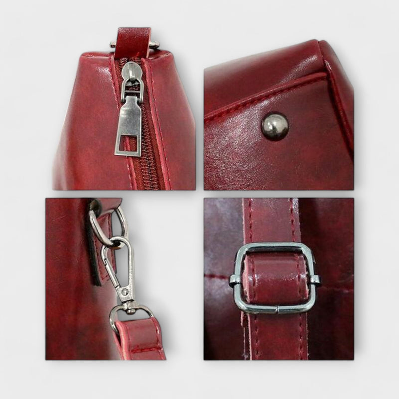 Lora. - 4-delige Vintage Tas Set