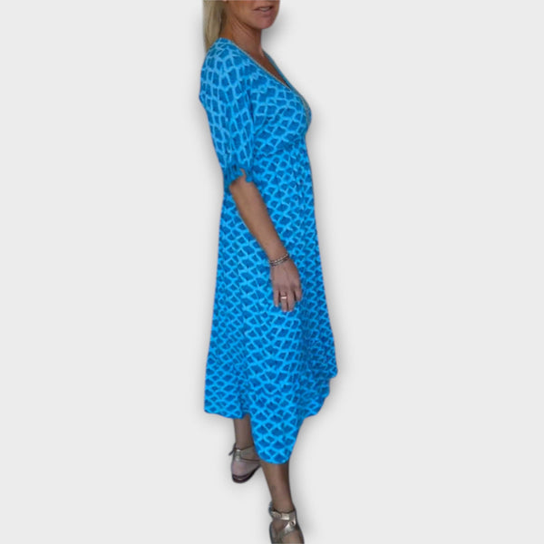 Winona - V-Hals Tassel Jurk voor de Zomer