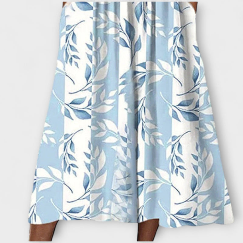 Greer - Bloemen Midi Jurk Set met Bijpassende Jas