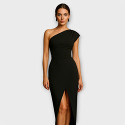 Elegante Asymmetrische Avondjurk