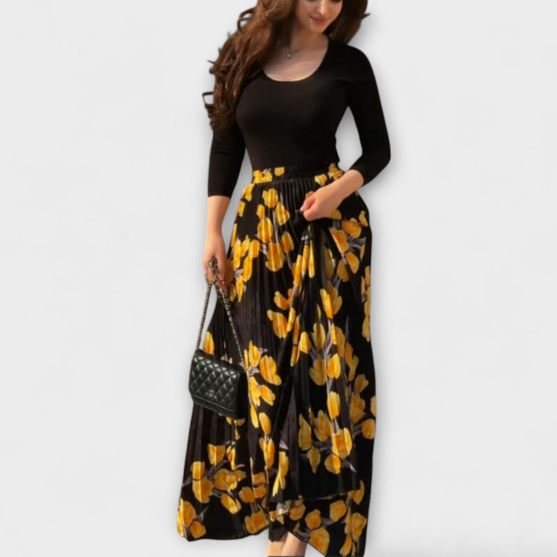 Violette - Geplooide Rok en Top Ensemble