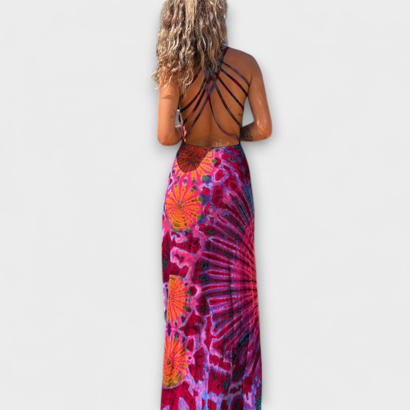 Ronja - La Bamba Tie-Dye Print Maxi Jurk