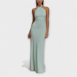 Lagoon - Slinky Halter Maxi Jurk