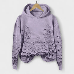 Alessia - Getrimde Hoodie Sweatshirt