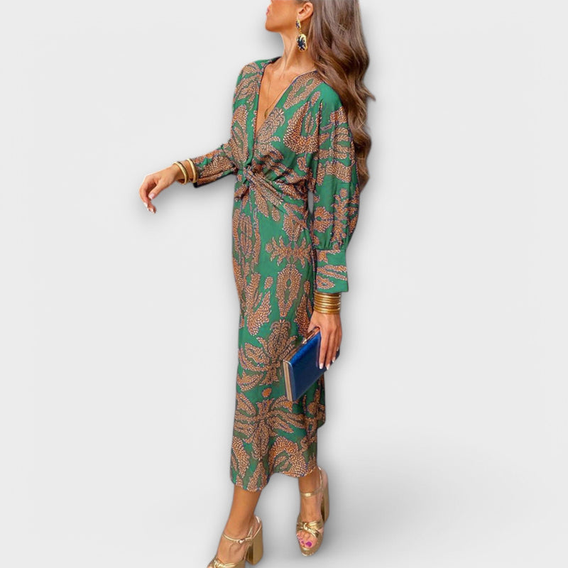 Oriana - Elegante Jurk met Lange Mouwen