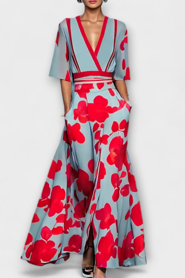 Kali - Milano Stijl Lange Mouwen Jurk