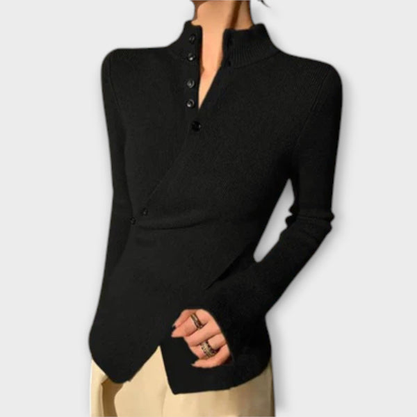 Michiko – Elegante Katoenen Gebreide Trui