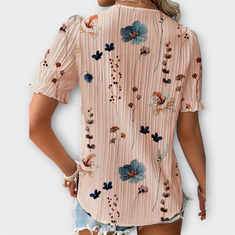 Emily - Modieuze Blouse met V-hals