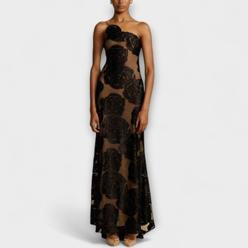 Sara - Bloemen Maxi Jurk