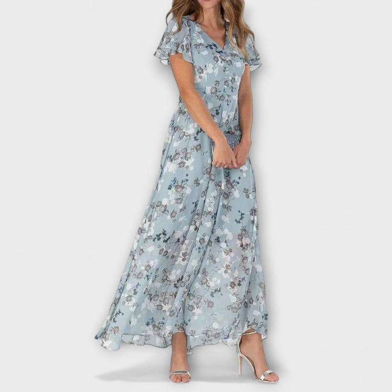 Kathrine - Luxe Maxi Jurk met Flatterende Silhouet