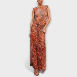 Phoenix - Glanzende Golf Mesh Bodysuit
