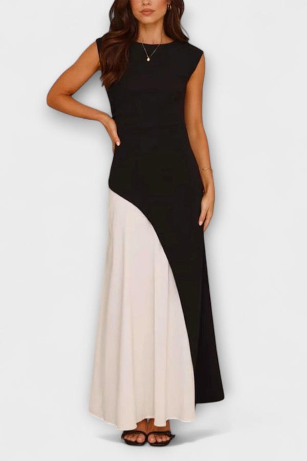Isabel - Monochrome Kleurblok Taillejurk
