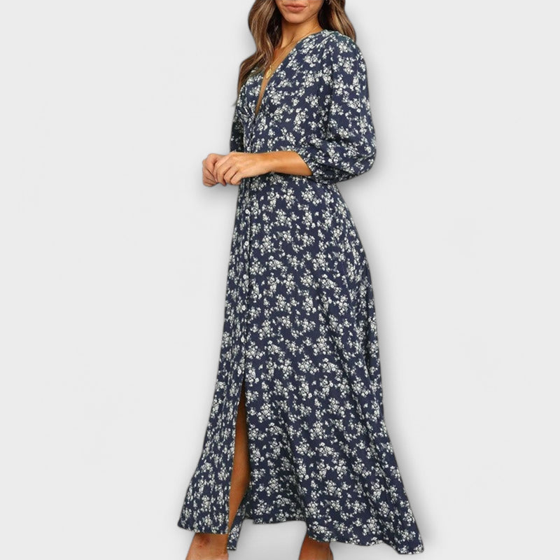 Maxi-jurk met Bloemenpatroon voor Dames