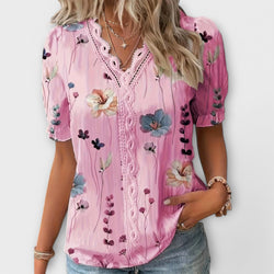 Emily - Modieuze Blouse met V-hals
