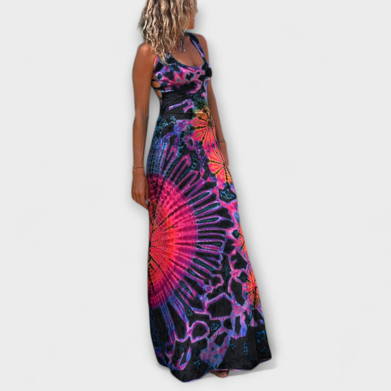 Ronja - La Bamba Tie-Dye Print Maxi Jurk