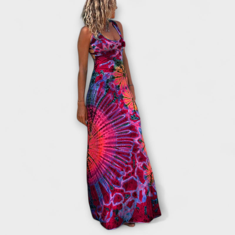 Ronja - La Bamba Tie-Dye Print Maxi Jurk