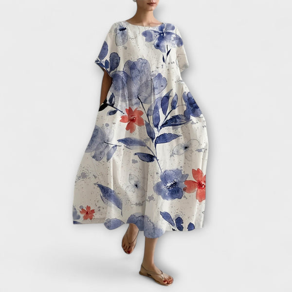 Karin - Vrolijke Bloemenjurk