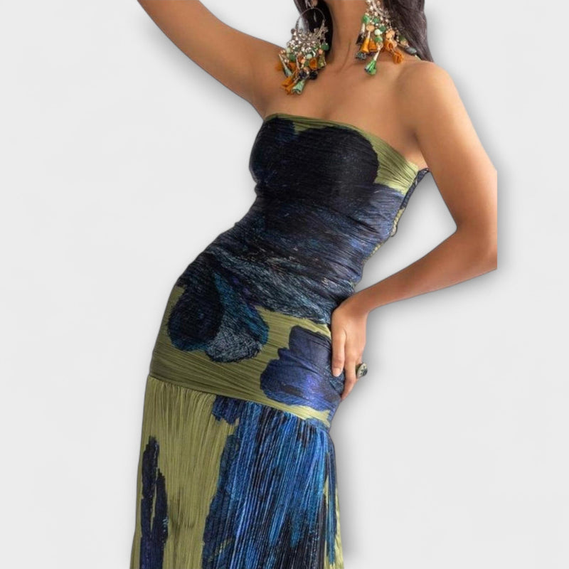 Noelle - Strapless Midi Jurk