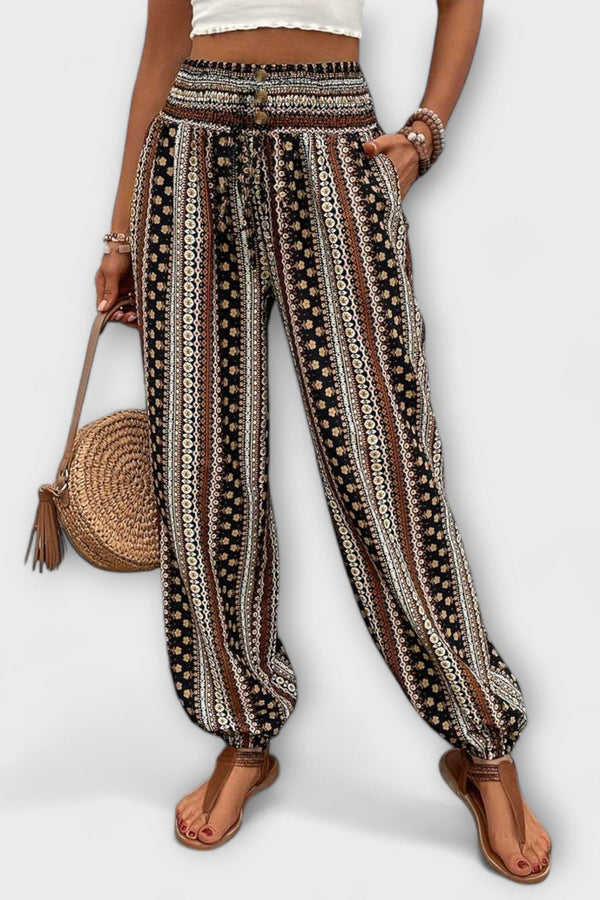 Scarlett - Broek met Etnische Grafiek