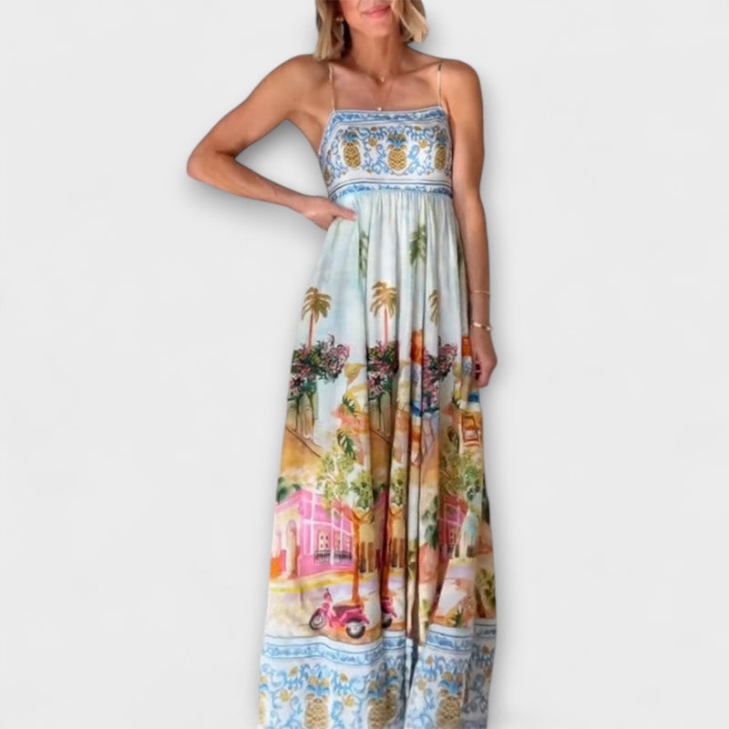 Lumen - Aracati Multicolor Maxi Jurk