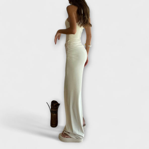 Minna - Verleidelijk Mouwloos Cut-Out Jurk