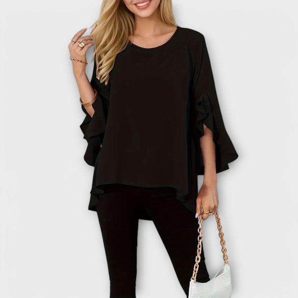 Aria - De Perfecte Lente Blouse met Ronde Halslijn