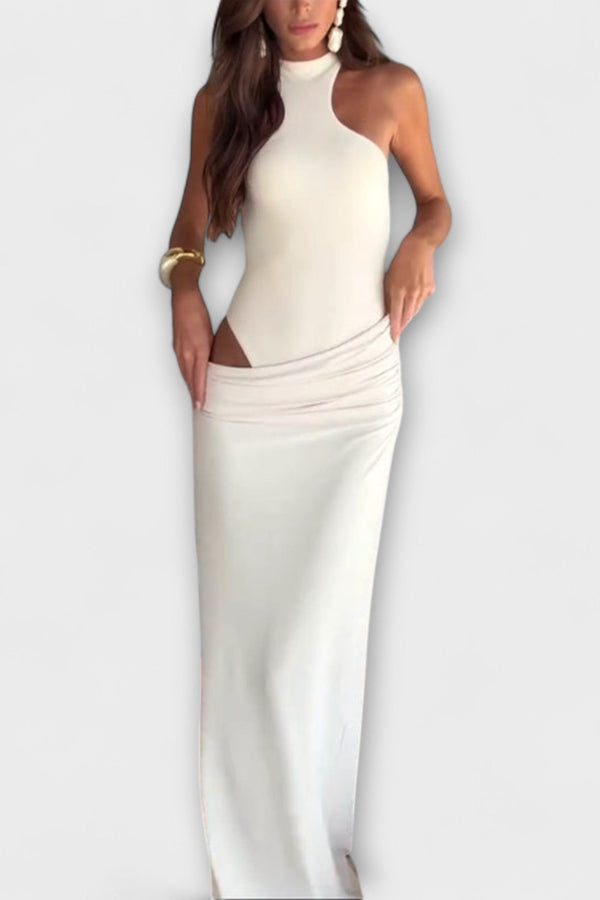Minna - Verleidelijk Mouwloos Cut-Out Jurk