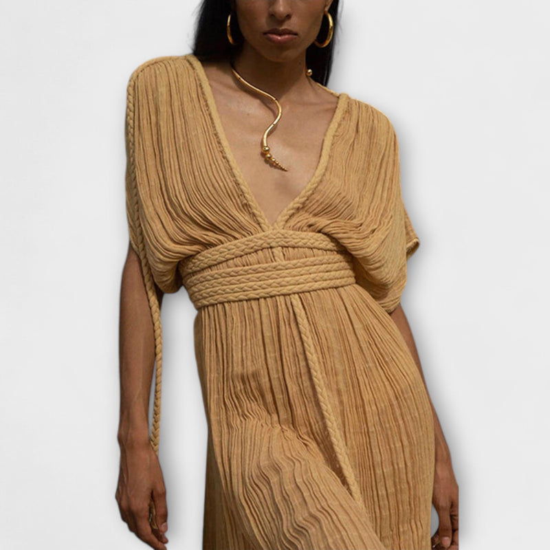 Kimono Maxi Jurk in Griekse Stijl
