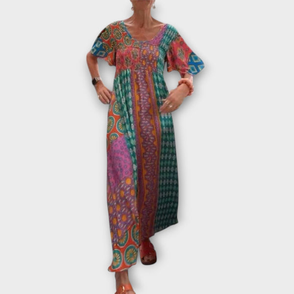 Melania - Vibrante Boho Jurk